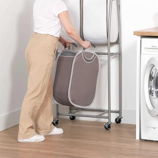 Neatfreak 2-Tier Rolling Quad Laundry Sorter - Image 4