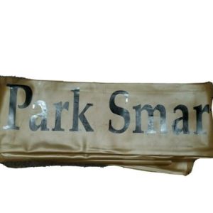 PARK SMART CLEAN PARK GOLD GARAGE MAT, 7.5' x 18' GOLD COLOR Unused
