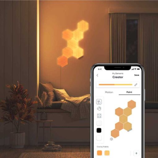 Nanoleaf Elements Wood Look Smarter Kit - Image 4