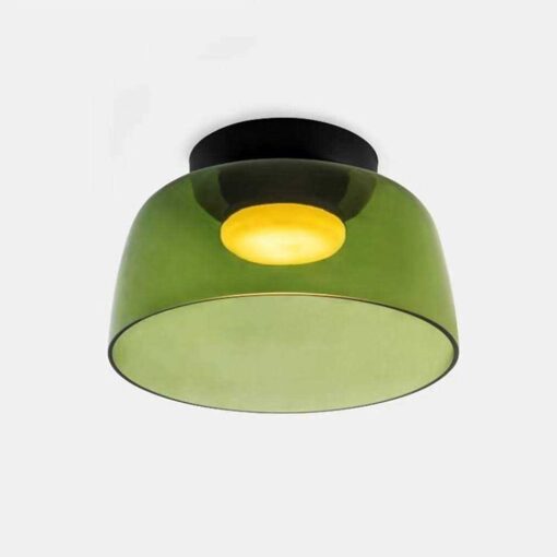 Homdiy Flush Mount Ceiling Light Glass Ceiling Lamp Interior Design - Image 3