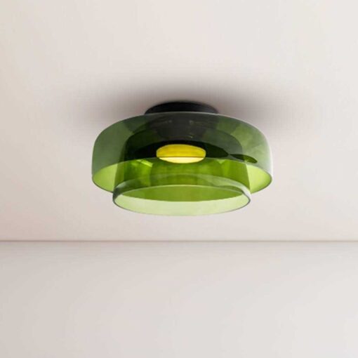 Homdiy Flush Mount Ceiling Light Glass Ceiling Lamp Interior Design - Image 2