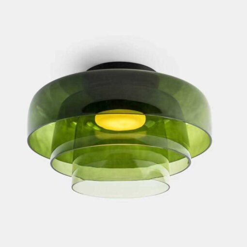 Homdiy Flush Mount Ceiling Light Glass Ceiling Lamp Interior Design - Image 3