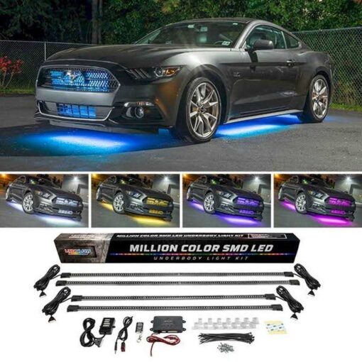 LEDGlow Million Color Underglow LED Lighting Kit for Cars