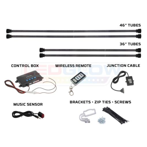 LEDGlow Million Color Underglow LED Lighting Kit for Cars - Image 3