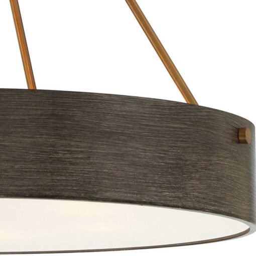 Molinaro 6 Light Single Drum Pendant Mercury Row Finish - Image 3