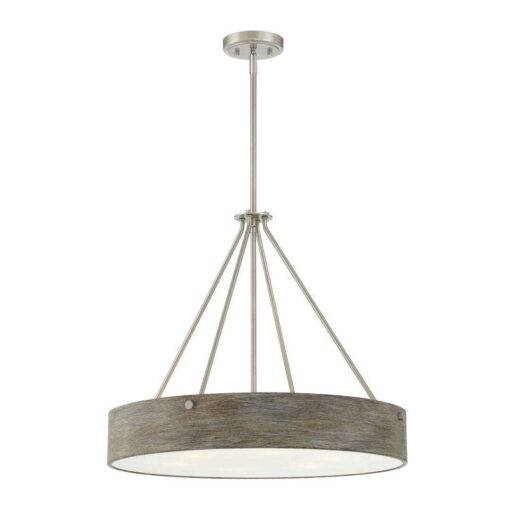 Molinaro 6 Light Single Drum Pendant Mercury Row Finish - Image 2