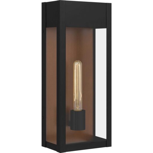 Quoizel Maren 1 Light Outdoor Wall Mount MAE8408MBK
