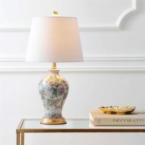 JONATHAN Y Grace Floral LED Table Lamp