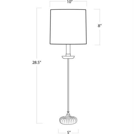 Regina Andrew Clove Stem Buffet Table Lamp - Image 2