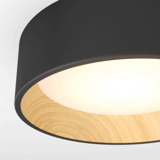 Artika Alton Integrated LED Flush Mount Black - Image 4