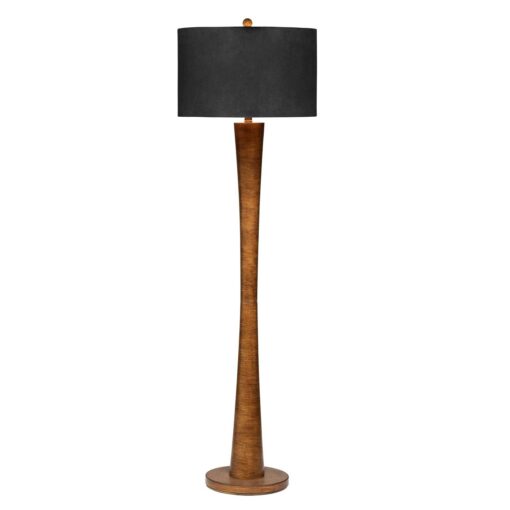 Evolution Guertin Wood Resin Floor Lamp - Image 5