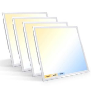 Franjulia 2×2 LED Flat Panel Light,3CCT Drop Ceiling Lights Triac 40W 5000LM