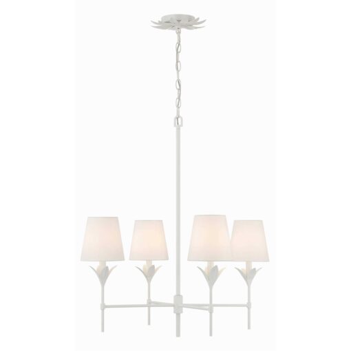 Crystorama Broche 4 Light Chandelier 534