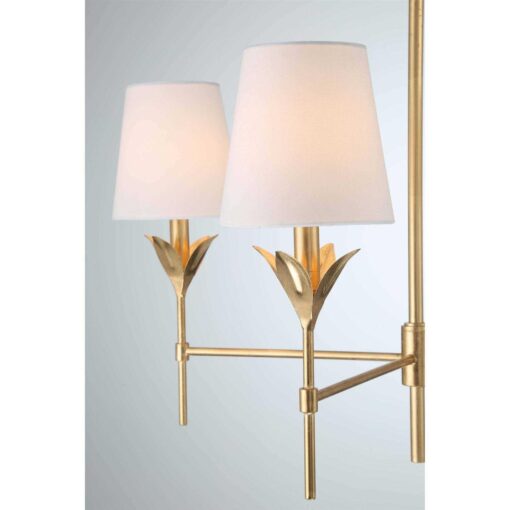 Crystorama Broche 4 Light Chandelier 534 - Image 4