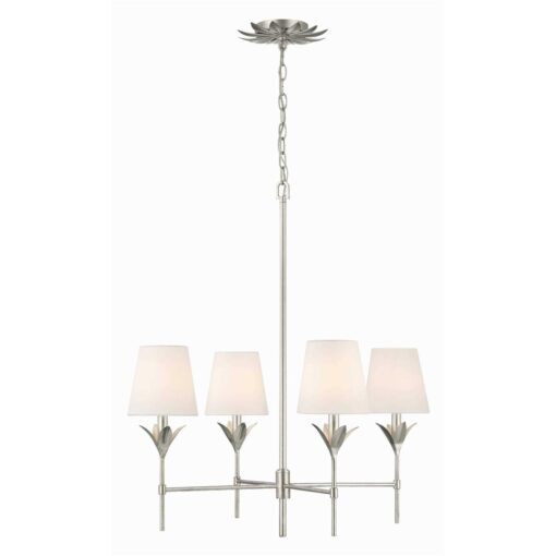 Crystorama Broche 4 Light Chandelier 534
