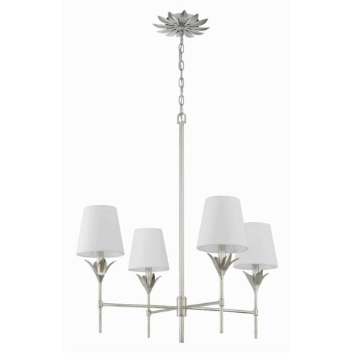 Crystorama Broche 4 Light Chandelier 534 - Image 3