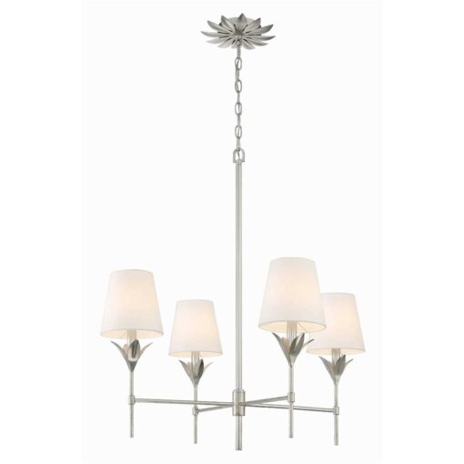Crystorama Broche 4 Light Chandelier 534 - Image 5