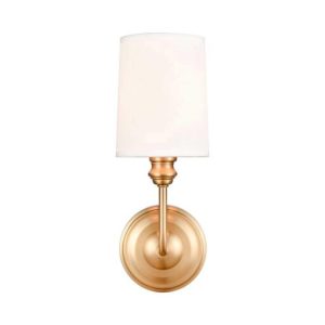 Poplin Single Light 5 Wide Bathroom Armed Sconce Signature Hardware 479810