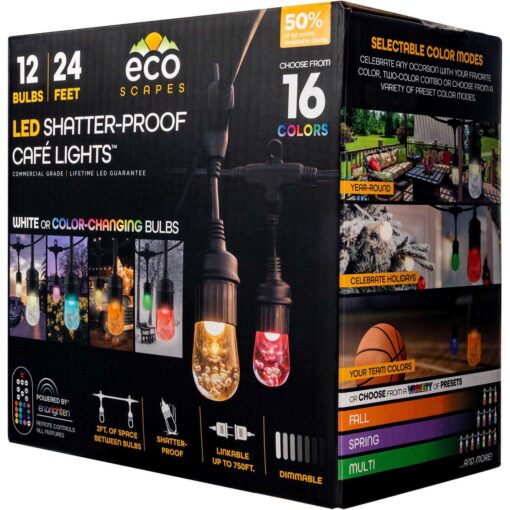 Ecoscapes LED Color-Changing Cafe Lights - Image 4