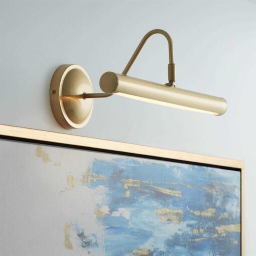 Possini Euro Design Possini Euro Renaissance 16 Wide Brass Finish LED Picture Light - Image 4