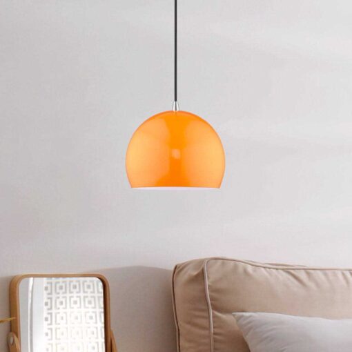 AllModern Schultz 1 Light Single Dome Pendant Finish - Image 5