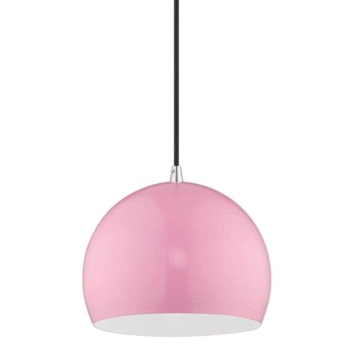 AllModern Schultz 1 Light Single Dome Pendant Finish - Image 5