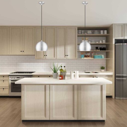 AllModern Schultz 1 Light Single Dome Pendant Finish - Image 5