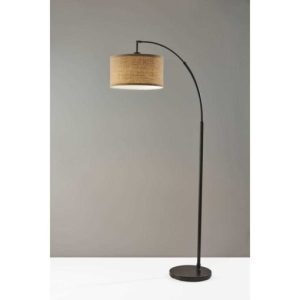 Aukerman 68 Arc Floor Lamp Three Posts