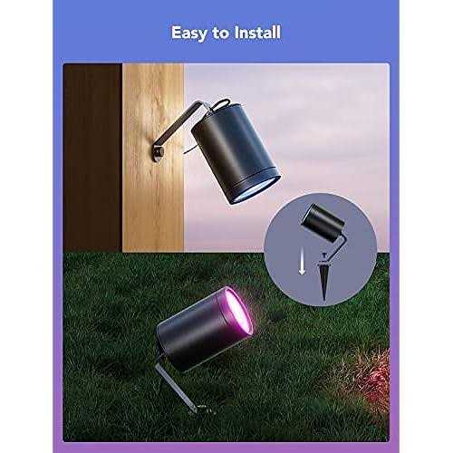 Govee Outdoor Spot Lights Christmas Decoration IP65 Waterproof Uplight Landscape Spotlights - Image 2