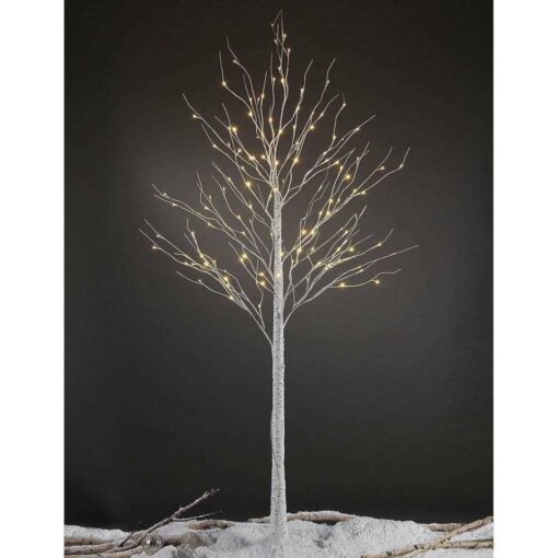 GreyleighTM Pre-Lit Birch Tree 132 Light LED Lighted Trees & Branches - Image 2