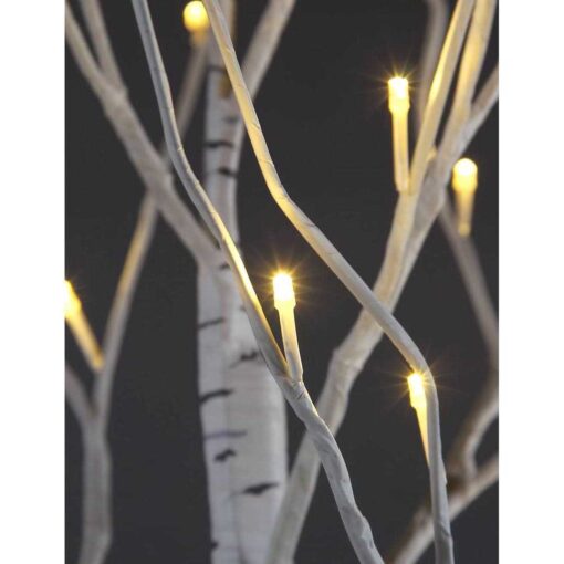GreyleighTM Pre-Lit Birch Tree 132 Light LED Lighted Trees & Branches - Image 5
