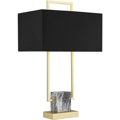 360 Lighting Carl 24 3/4 inch High Modern Table Gold Metal - Image 3