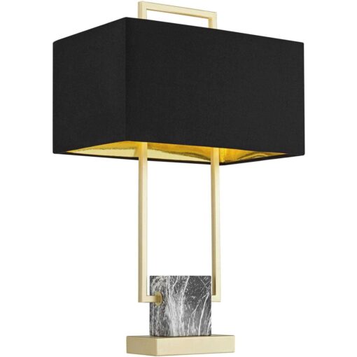 360 Lighting Carl 24 3/4 inch High Modern Table Gold Metal - Image 5