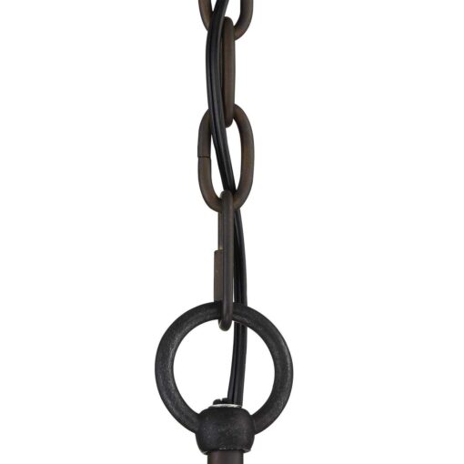 Possini Euro Design Campanelli Bronze Brass Pendant Chandelier Lighting 19 Wide Farmhouse Rustic Drum Waterglass Shade 4-Light Fixture for Dining - Image 2
