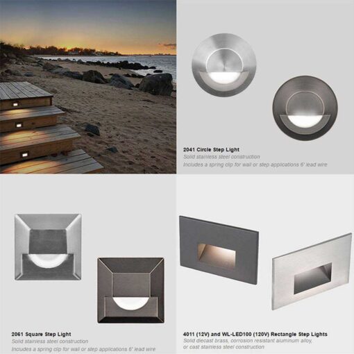 WAC Lighting LED 12V LEDme Horizontal Step & Wall Light 4011-30 - Image 2