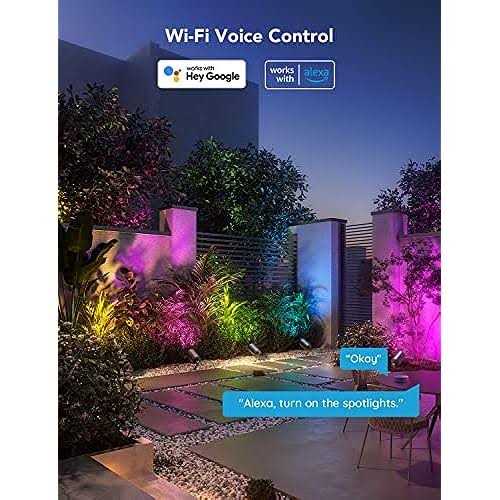 Govee Outdoor Spot Lights Christmas Decoration IP65 Waterproof Uplight Landscape Spotlights