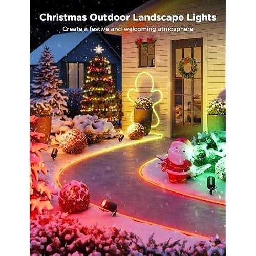 Govee Outdoor Spot Lights Christmas Decoration IP65 Waterproof Uplight Landscape Spotlights - Image 2