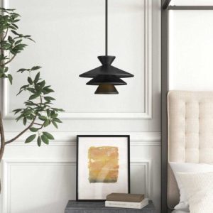 Joss & Main Vinnie 1 Light Unique Cone Pendant Finish