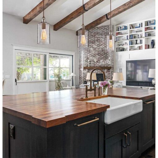 Katelynn 1 Light Cylinder Pendant Breakwater Bay Finish - Image 2