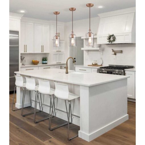 Katelynn 1 Light Cylinder Pendant Breakwater Bay Finish - Image 4