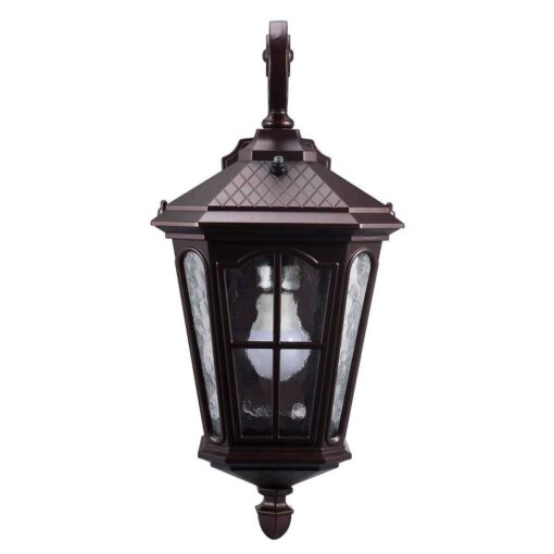 Koda Outdoor Dusk-to-Dawn Outdoor LED Coach Light Wall Sconce - Image 4