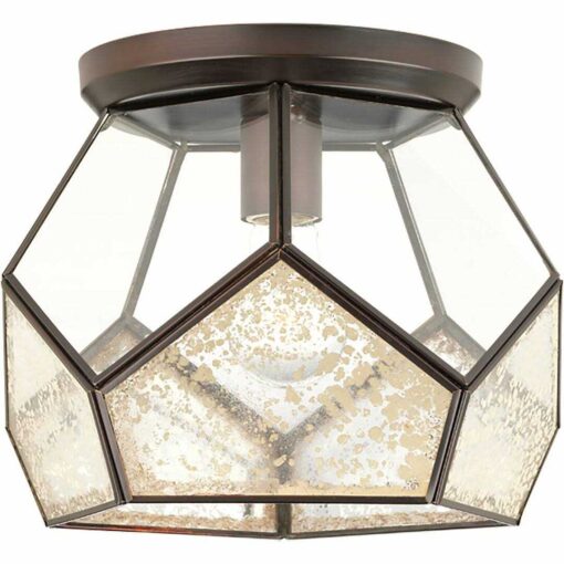 Tiedeman 1 -Light 12 Flush Mount Wade Logan Fixture Finish - Image 3
