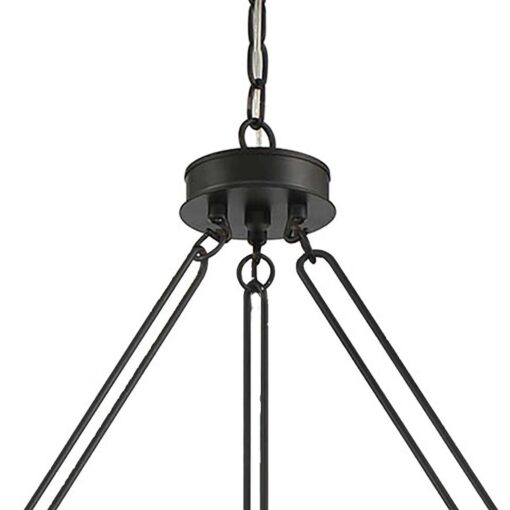 Acroma 12-light 40In Modern Farmhouse Wagon Wheel Chandelier - Image 4
