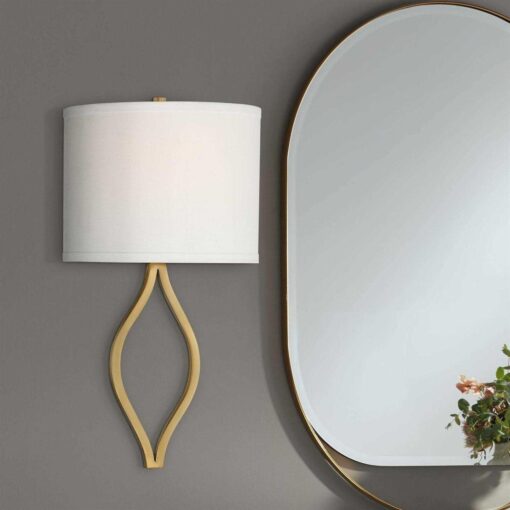 Possini Euro Design Possini Euro Sian 19 High Half Moon Wall Sconce
