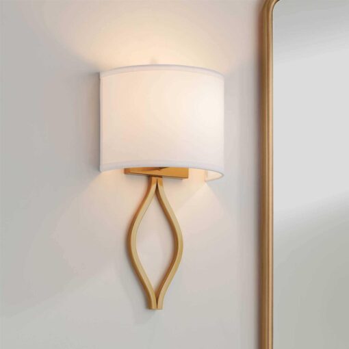 Possini Euro Design Possini Euro Sian 19 High Half Moon Wall Sconce - Image 3