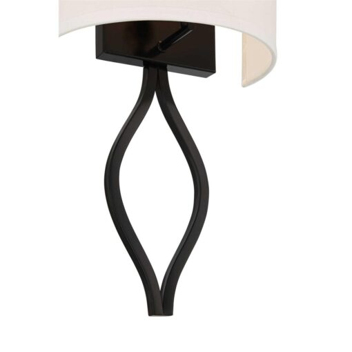 Possini Euro Design Possini Euro Sian 19 High Half Moon Wall Sconce - Image 3