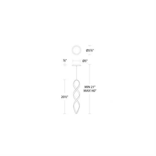 WAC Lighting Interlace LED Pendant PD-47821 - Image 5