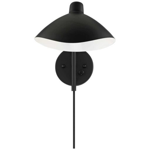 360 Lighting Modern Swing Arm Wall Lamp Plug-in Light Fixture Bedroom Bedside Living Room Reading - Image 2