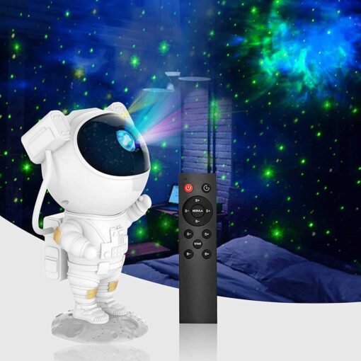 Star Projector Night LightsKids Room Decor AestheticTiktok Astronaut Nebula G - Image 4