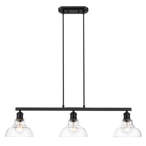 Golden Lighting Carver 3 Light Semi-Flush 0305-3SF - Image 3